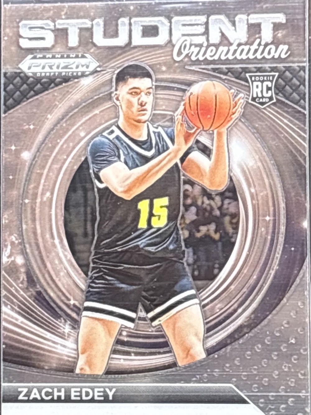 Panini Student Orientation Zach Edey Rookie Basketball Card